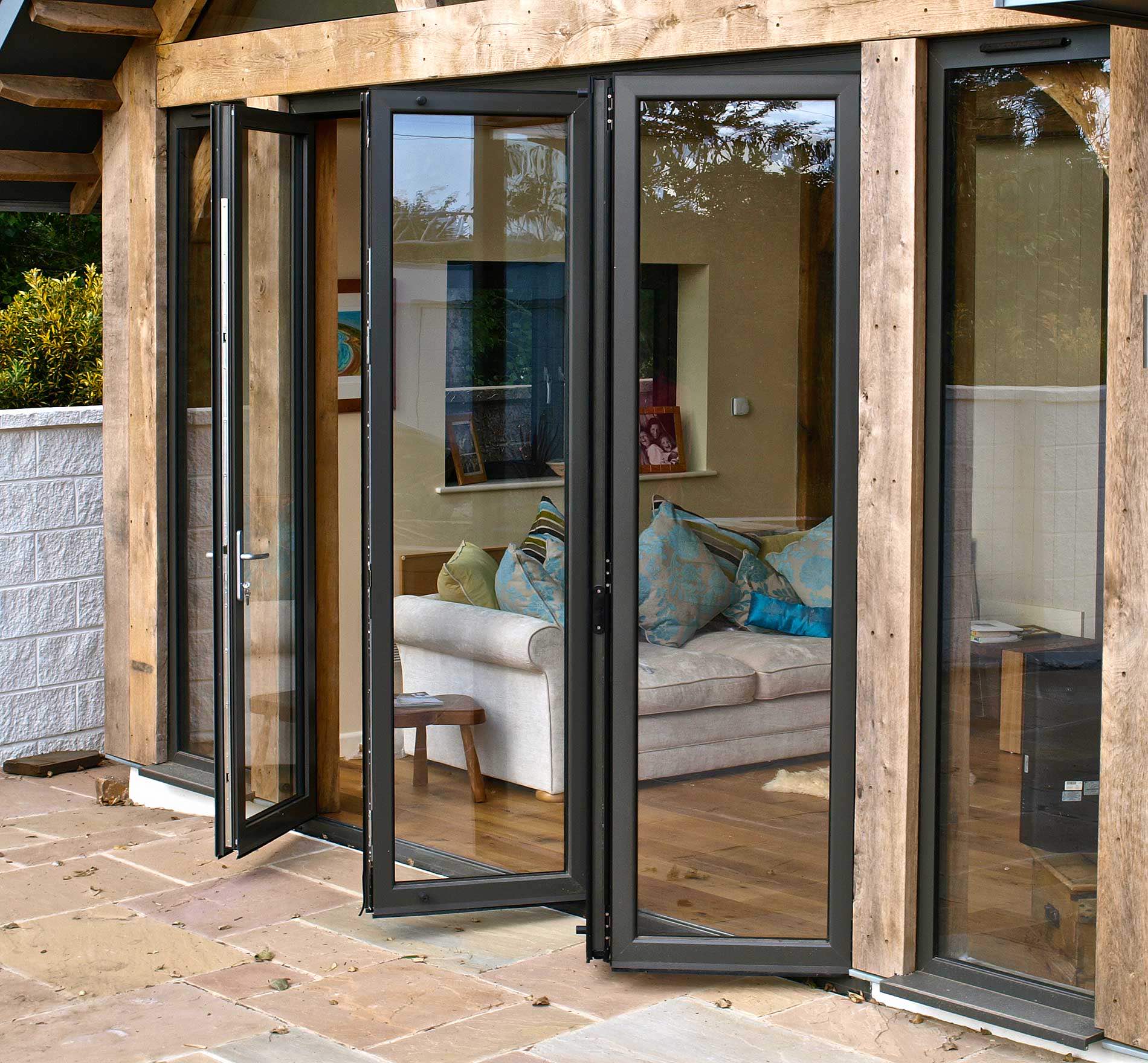 Bifold Folding Sliding Interior Exterior Doors ALUK BSF70