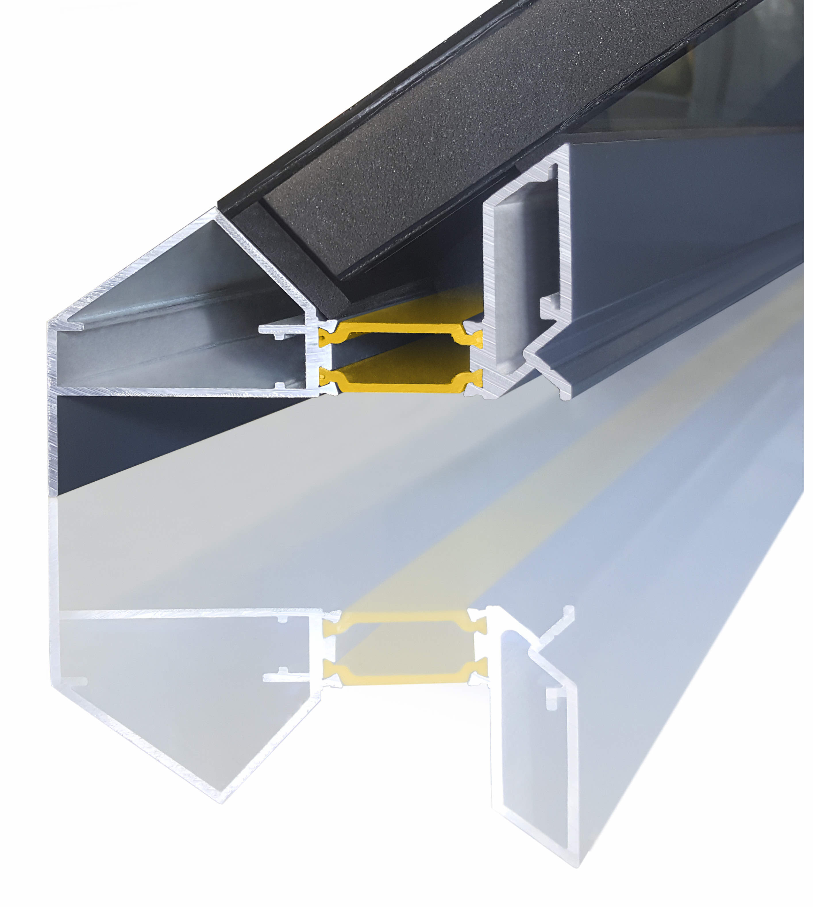 tech Aluminium Roof Lantern Technical Drawing