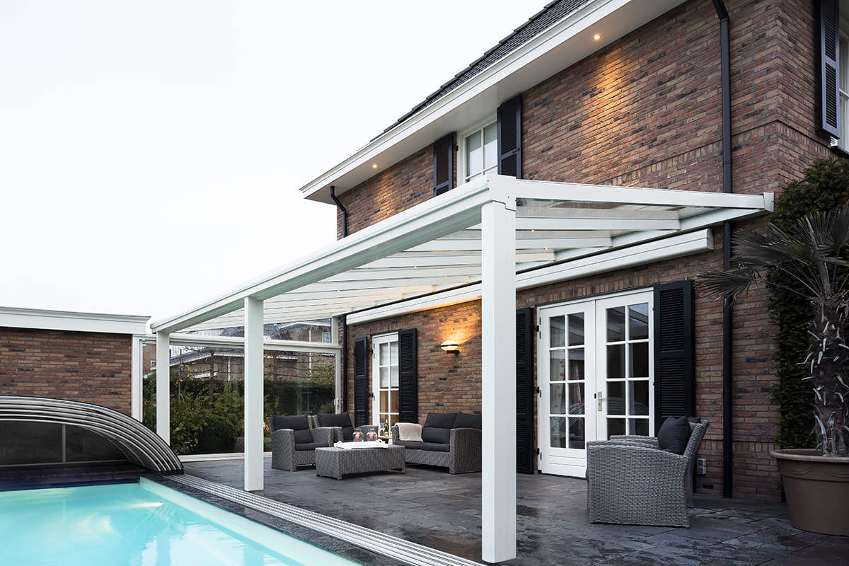 Aluk Aluminium Veranda | Modern Glass Canopy Design