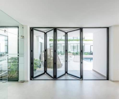 unifold+ aluminium bifold doors Hampshire